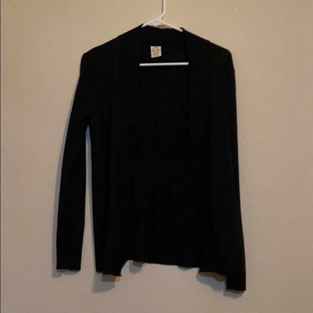 Long sleeve over shirt black
